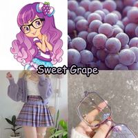 Sweet Grape from Strawberry Shortcake #strawberryshortcake #madebyme #collage #like #viral #art #follow #aesthetic