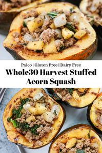 Harvest Stuffed Acorn Squash - Mary's Whole Life