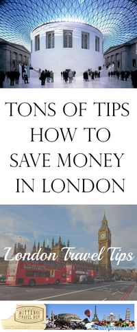 So many ideas how to save money in London! Free museums, where to stay and how to save money on public transport.