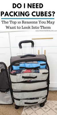 If you take even one trip a year, packing cubes will be your best friend! Here's how to use packing cubes and why our frequent flyer family swears by them! #travelhack #familytravel #traveltip #packingcubes