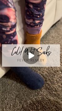 Ashley Gondek | Realistic ER Nurse on Instagram: "Comment “SOCKS” and I’ll send the method straight to your inbox 📨 

When your child has a fever, supporting their body naturally can be simple and effective. One of my favorite remedies is the “cold wet sock remedy.”

Here’s how it works:
The cold socks stimulate circulation, boost the immune system, and help reduce inflammation—all while your child rests. Just remember: don’t take the socks off until they’re completely dry for the best results!

Make sure to SAVE this and SHARE with a mama friend 🌿

A quick reminder: It’s not about the number on the thermometer—it’s about how your child is acting and feeling. Fevers are the body’s natural way of fighting off illness, remedies like this can provide gentle support. But always follow your i