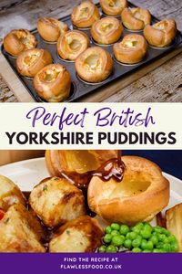 These perfect British Yorkshire Puddings are traditionally served with roast beef but can be served with any roast dinner or other comfort foods. We offer a few suggestions, including some sweet fillings too! Quick and easy, step-by-step guide to making the best yorkshire puddings. Best served fresh but can be made ahead, frozen and reheated.