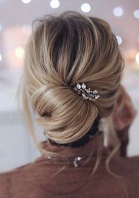 Bridal hair.