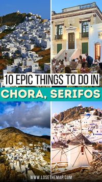 Discover the best things to do in Serifos with this ultimate travel guide to Serifos Island! Explore Chora Serifos, one of the most authentic Greek Islands, and uncover what to do in Chora with our list of 10 epic things to do in Chora, Serifos. From breathtaking views to hidden gems, this guide will convince you to add Serifos Greece to your bucket lists. Don't miss out on the top things to do in Chora, Serifos on your next adventure to Chora Greece! #Chora #Serifos #GreekIsland #GreekDestinations #Europe #TravelGuide #BucketList