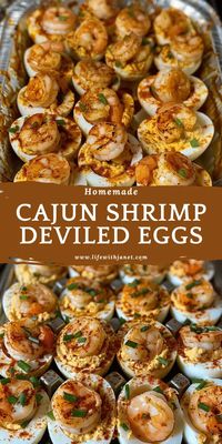 Cajun Shrimp Deviled Eggs