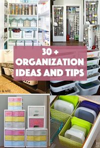 We've compiled 30 + organization ideas to help you feel more organized and accomplished throughout the day. Keep your home tidy with these awesome tips! #organize #orginazation #playroom #kitchen #DIY #clean #organizationideas #newyears #resolutions #chec