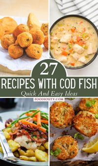 Dive into Deliciousness with 27 Quick and Easy Cod Fish Recipes! From pan-fried to baked, these ideas showcase the versatility of cod. Click for simple, flavorful ways to enjoy this mild, flaky fish!