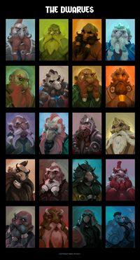 Dwarves! So many different dwarves!