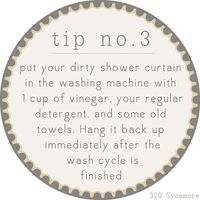 how to clean vinyl/plastic shower curtain liners