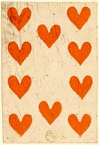 ♥Would make a great table runner, adapt to the length you need, applique hearts.