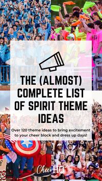 120+ Theme Ideas for your Cheer Block and School Spirit Days - Cheer HQ