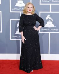 adele in armani, 2012 grammy awards