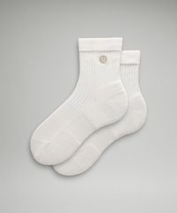 Its The Little Things That Count, Like These Socks With Integrated Cushioning For All-Day Comfort. Designed For Casual. Terrytoe Cushioning Extends Over Your Toes For A Layer Of Protection. 360 Degree Arch Support. Left And Right Toe Construction For A Comfortable Fit. | Women's Daily Stride Quarter Socks