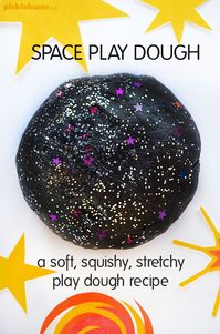 Super Cool Space Play Dough Activity. - Picklebums