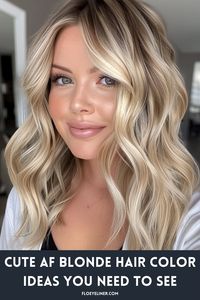 From glossy looks like the champagne blonde balayage you see here to more subtle blends of peach and pearl, there's an endless variety of blonde hair color ideas. Click through for 40+ examples of the hottest blonde hair ideas and save your favorites!