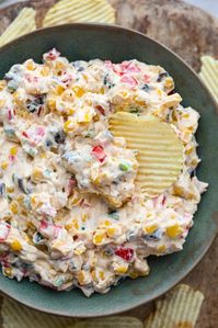 Loaded Creamy Ranch Dip (Poolside Dip)