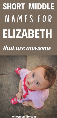 Looking for baby girl middle names that go with Elizabeth? Or baby girl names with middle name elizabeth? Here some of my favorite elizabeth middle names.