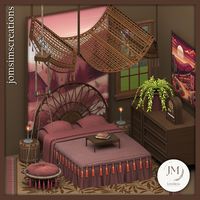 hello friends firt curse forge set Dive into a bohemian chic vibe with the Bahia Bedroom Set! happy simming friends🤎💜💙💚💛🧡❤️ https://curseforge.com/members/jomsims/projects