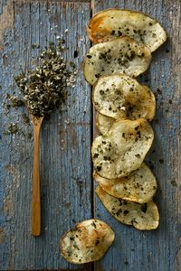 // Nori Spiced Homemade Potato Chips