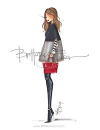 Brittany Fuson: red bag, gift guide, henri bendel, cape| Be inspirational❥|Mz. Manerz: Being well dressed is a beautiful form of confidence, happiness & politeness