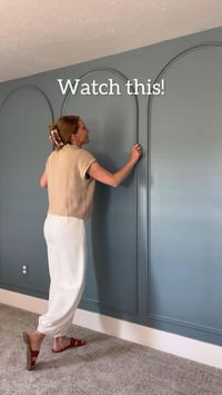 Wall molding is a great way to add character to and elevate a space. And this arch box molding design is sure to have that wow factor! Follow along for the how-to process and to see the rest of this space transform!