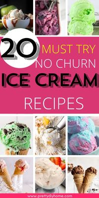 Are you looking for a fun summer activity? Try making easy homemade ice cream with these no churn ice cream recipes! With minimal ingredients and effort, you'll have a sweet treat in no time.