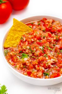 Fresh Salsa Recipe (5 Minutes) - Wholesome Yum