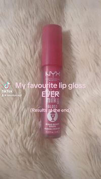 NYX lip gloss bunny tongue pink mixed berry shake lip combo