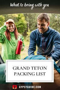 Make sure you don't forget a thing on your Grand Teton National Park trip with this helpful packing list. This list of vacation essentials will make sure you have everything you need to wear and bring with you.