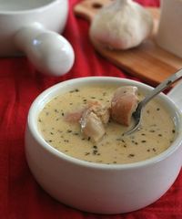 Roasted Garlic Chicken Soup