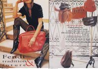 Advertisement: Fendi (Fendi) Pages 1 and 2