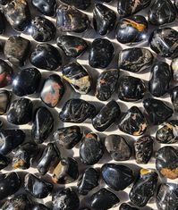 Black Onyx Tumbled Pocket Stone — Rocks with Sass