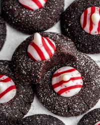 Chocolate Peppermint Blossoms