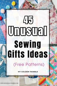 Discover a variety of creative sewing gift ideas in this list, ranging from charming printed lavender sachets to whimsical lip-shaped pouches!