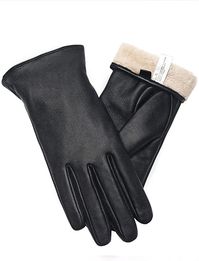 Vislivin Full-Hand Womens Touch screen Gloves Genuine Leather Gloves Warm Winter Texting Driving Glove Black XL at Amazon Women’s Clothing store