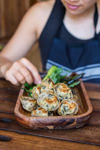 House of Dumplings' step-by-step recipe: Fish Dumplings with Karengo Seaweed Pastry and Shallot and Garlic Dipping Sauce - thisNZlife