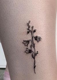 60+ Amazing Bluebell Tattoos Designs with Meanings, and Ideas 16