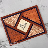 Faux Shutter or Fractured Card - Papercrafting Threads