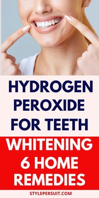 If you looking of ways of how to whiten your teeth naturally, teeth whiting at home with hydrogen peroxide can be a great way to get rid of yellow teeth. But how? continue reading to learn more...