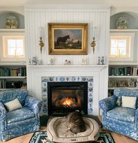 Cozy Winter Fireplace Decorating: Sunday Strolls & Scrolls - The Inspired Room