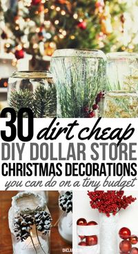 30 DIY Dollar Store Christmas Decorations You Can Make With Your Kids