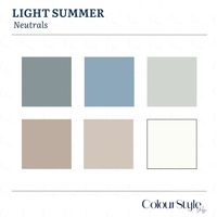 ⭐️ SAVE IT FOR LATER ⭐️ Some of the best colours, neutrals and colours to avoid for LIGHT SUMMER. . . . . . . . #colouranalysis #lightsummer #summerpalette #style #color #coloranalysis