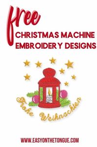 Free Christmas Embroidery designs are available in every shape, size and format but you don't always know where to find these adorable places. Here is a list of really quality designs. #freeembroiderydesigns #christmasembroiderydesigns #freechristmasdesigns