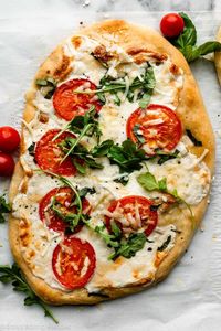 Homemade Flatbread Pizza Recipe - Sally's Baking Addiction