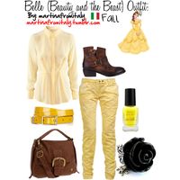 "Belle (Beauty and the Beast) Fall Outfit:" by martinafromitaly on Polyvore