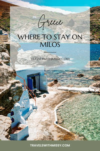 Discover where to stay in Milos when planning your perfect Greek summer vacation. Plan to visit one of the best Greek islands in the Cyclades. Stay in a small fisherman hut in Klima Milos, or explore the beaches in Milos. Stay in the best hotels in Milos and fall in love with the best summer vacation in 2024.