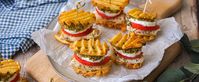 Mini Chicken Caprese Sliders