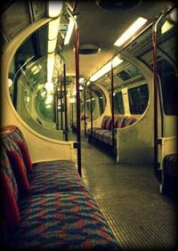 TUBE TRAIN INTERIOR | LONDON | ENGLAND: *London Underground*