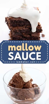 Mallow Sauce is a sticky, ooey-gooey marshmallow topping that can be added to foods from ice cream to coffee to fruit, just to name a few. This sweet treat is an easy dessert recipe that's a must-try!