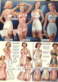 Vintage 1952 Lingerie Catalog #lingerie #vintagelingerie #vintage #vintagefashion #retro #shapewear #girdles #womensundergarments